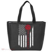 America Volleyball Flag Tote Bag thumb 0