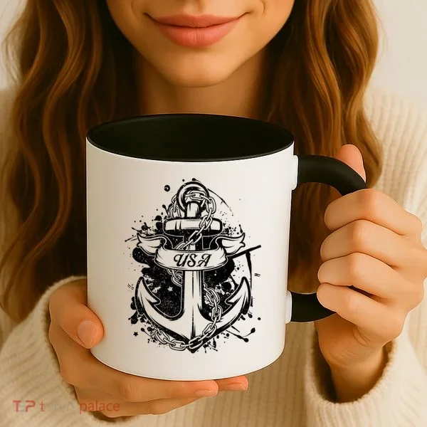 American Anchor USA Coffee Mug