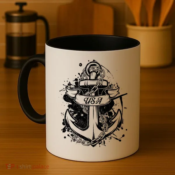 American Anchor USA Coffee Mug
