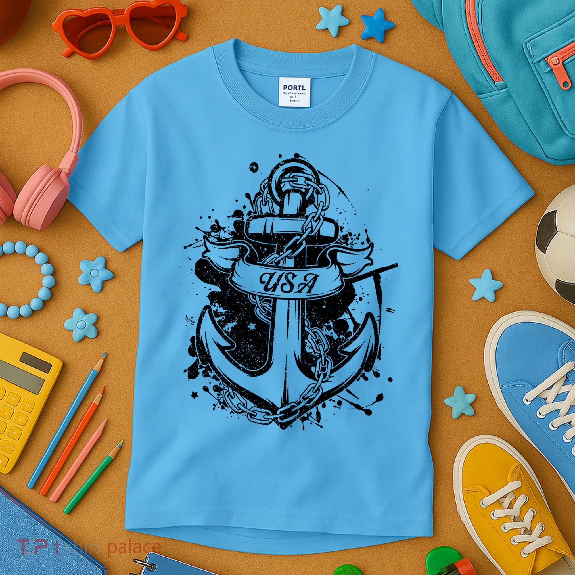 American Anchor USA Kids T-Shirt