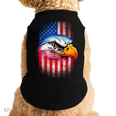 American Bald Eagle Flag Doggie Tank