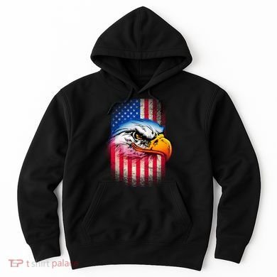 American Bald Eagle Flag Hoodie