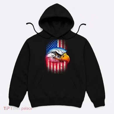 American Bald Eagle Flag Hoodie