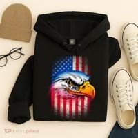 American Bald Eagle Flag Hoodie thumb 4