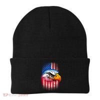 American Bald Eagle Flag Beanie thumb 0