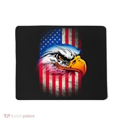 American Bald Eagle Flag Mousepad