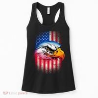 American Bald Eagle Flag Women's Tank Top thumb 0