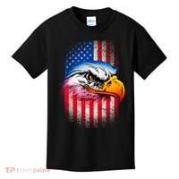 American Bald Eagle Flag Kids T-Shirt thumb 0
