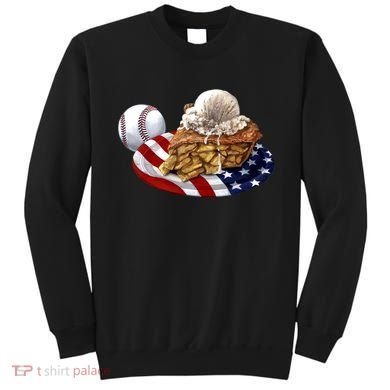 American Baseball And USA Pie Sweatshirt