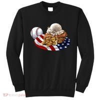 American Baseball And USA Pie Sweatshirt thumb 0
