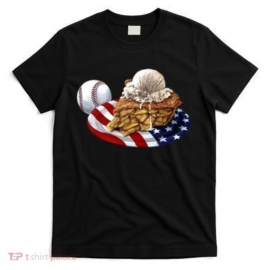 American Baseball And USA Pie T-Shirt