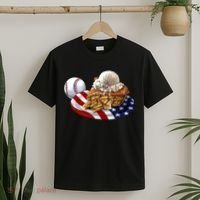 American Baseball And USA Pie T-Shirt thumb 2