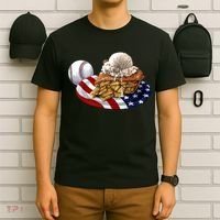 American Baseball And USA Pie T-Shirt thumb 6