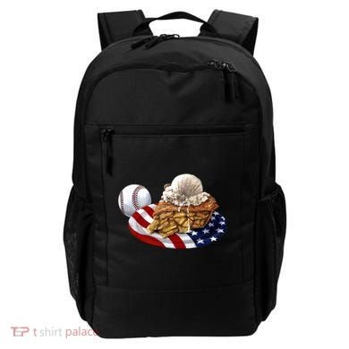 American Baseball And USA Pie Backpack