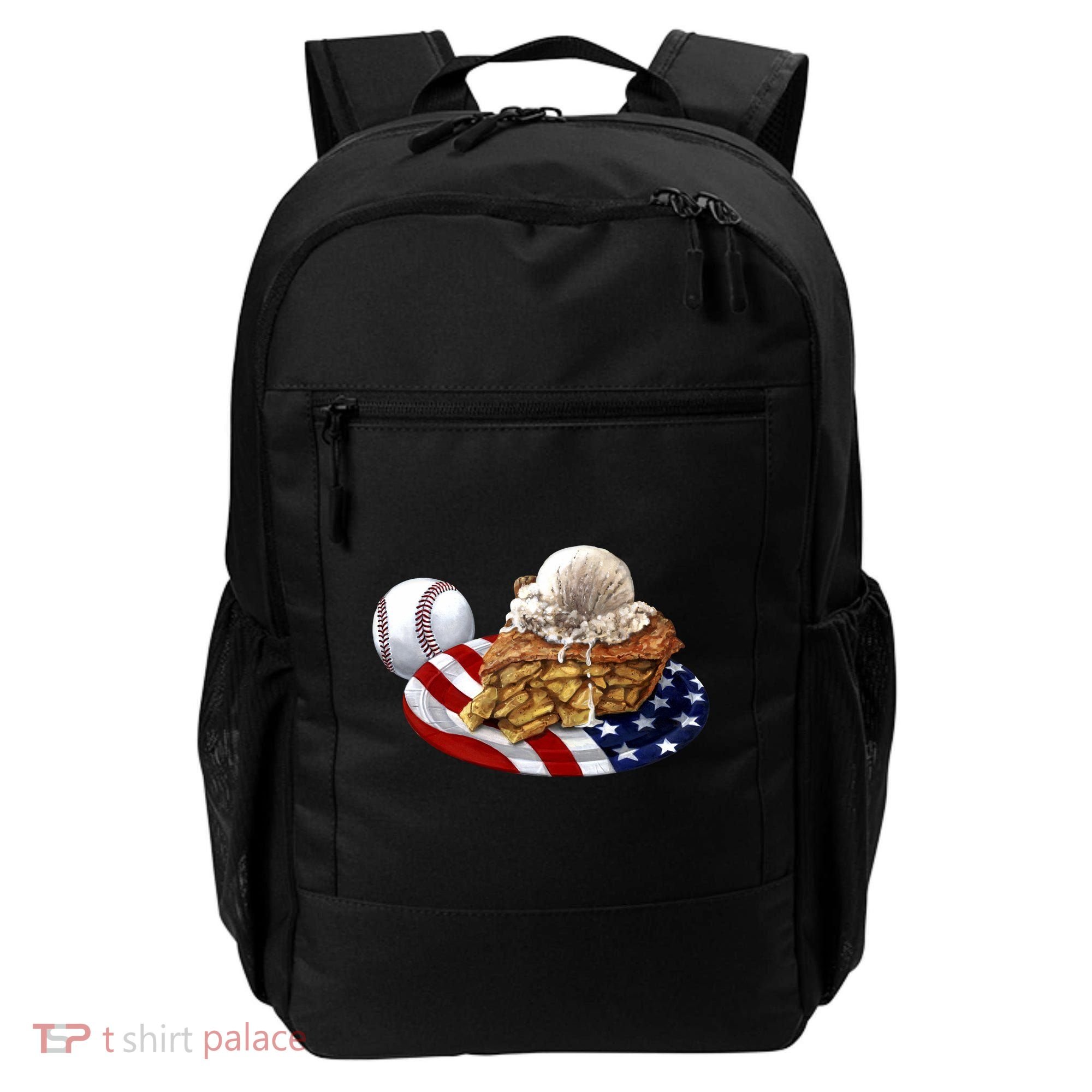 American Baseball And USA Pie Backpack