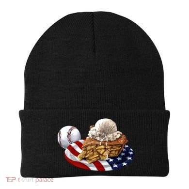 American Baseball And USA Pie Beanie
