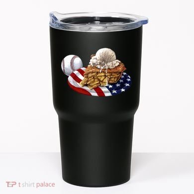 American Baseball And USA Pie Tumbler