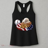 American Baseball And USA Pie Women's Tank Top thumb 3