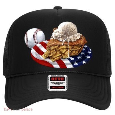 American Baseball And USA Pie Hat