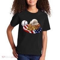 American Baseball And USA Pie Kids T-Shirt thumb 2