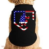 American Baseball Catcher Flag Doggie Tank thumb 0