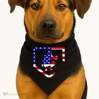 American Baseball Catcher Flag USA-Made Doggie Bandana thumb 1