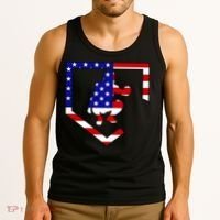 American Baseball Catcher Flag Tank Top thumb 3