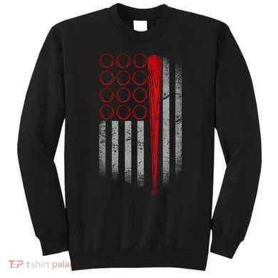 American Baseball Flag Sweatshirt