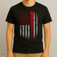 American Baseball Flag T-Shirt thumb 3