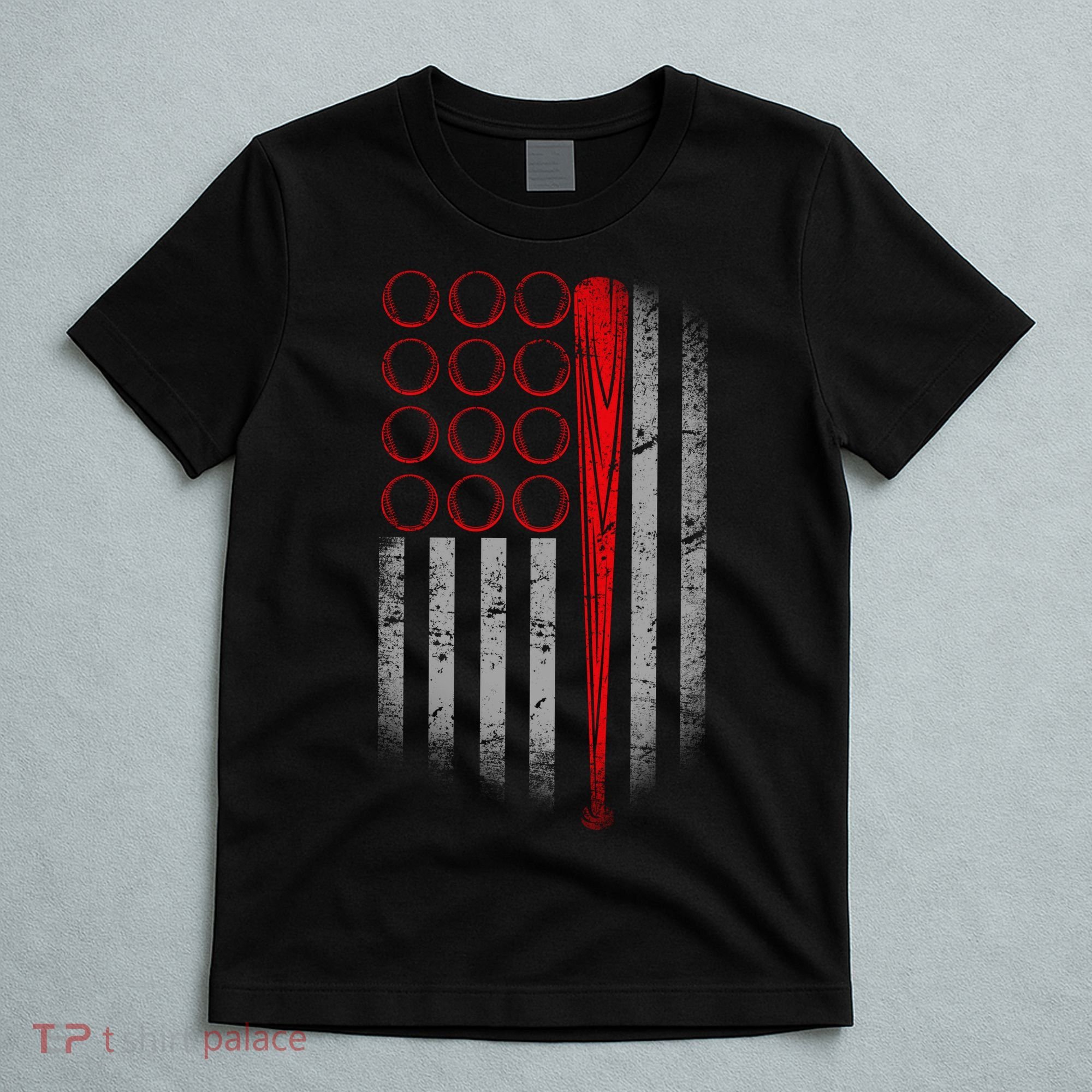 American Baseball Flag T-Shirt