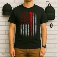 American Baseball Flag T-Shirt thumb 6