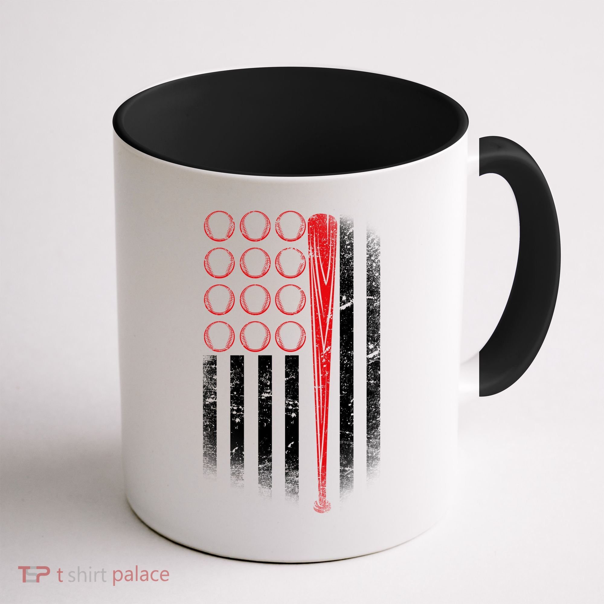 American Baseball Flag Coffee Mug