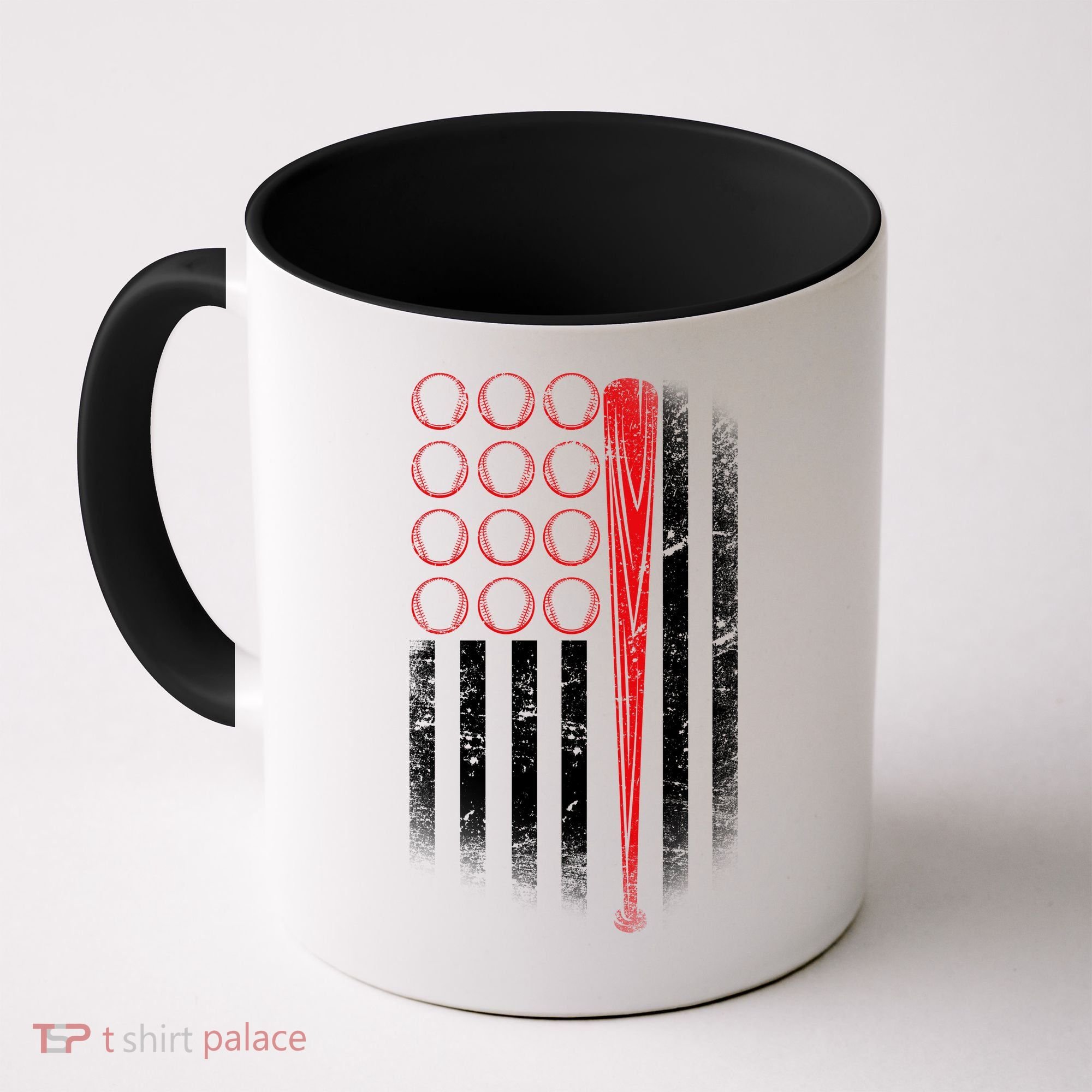 American Baseball Flag Coffee Mug