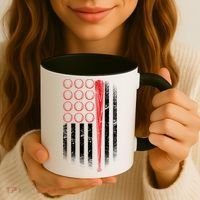 American Baseball Flag Coffee Mug thumb 3