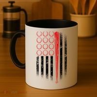 American Baseball Flag Coffee Mug thumb 4