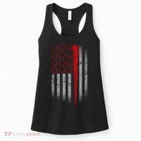 American Baseball Flag Women's Tank Top thumb 0