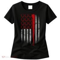American Baseball Flag Women's T-Shirt thumb 0