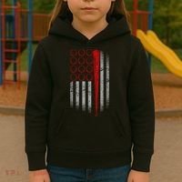American Baseball Flag Kids Hoodie thumb 3