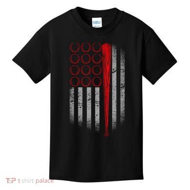 American Baseball Flag Kids T-Shirt