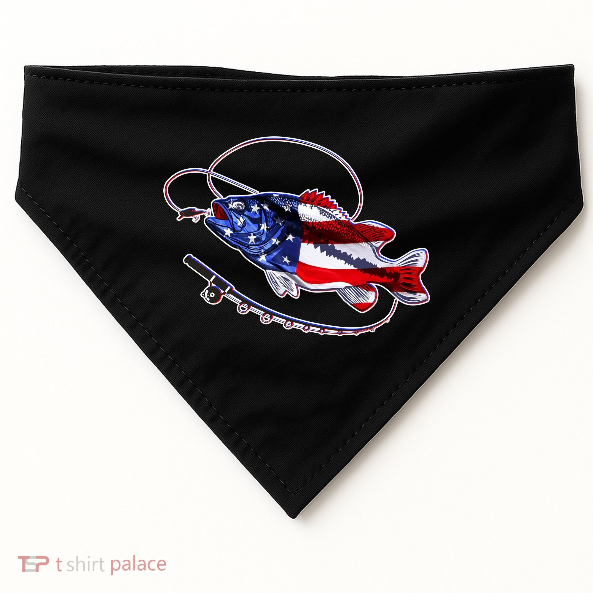 American Bass Fishing USA-Made Doggie Bandana