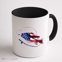 American Bass Fishing Coffee Mug thumb 1