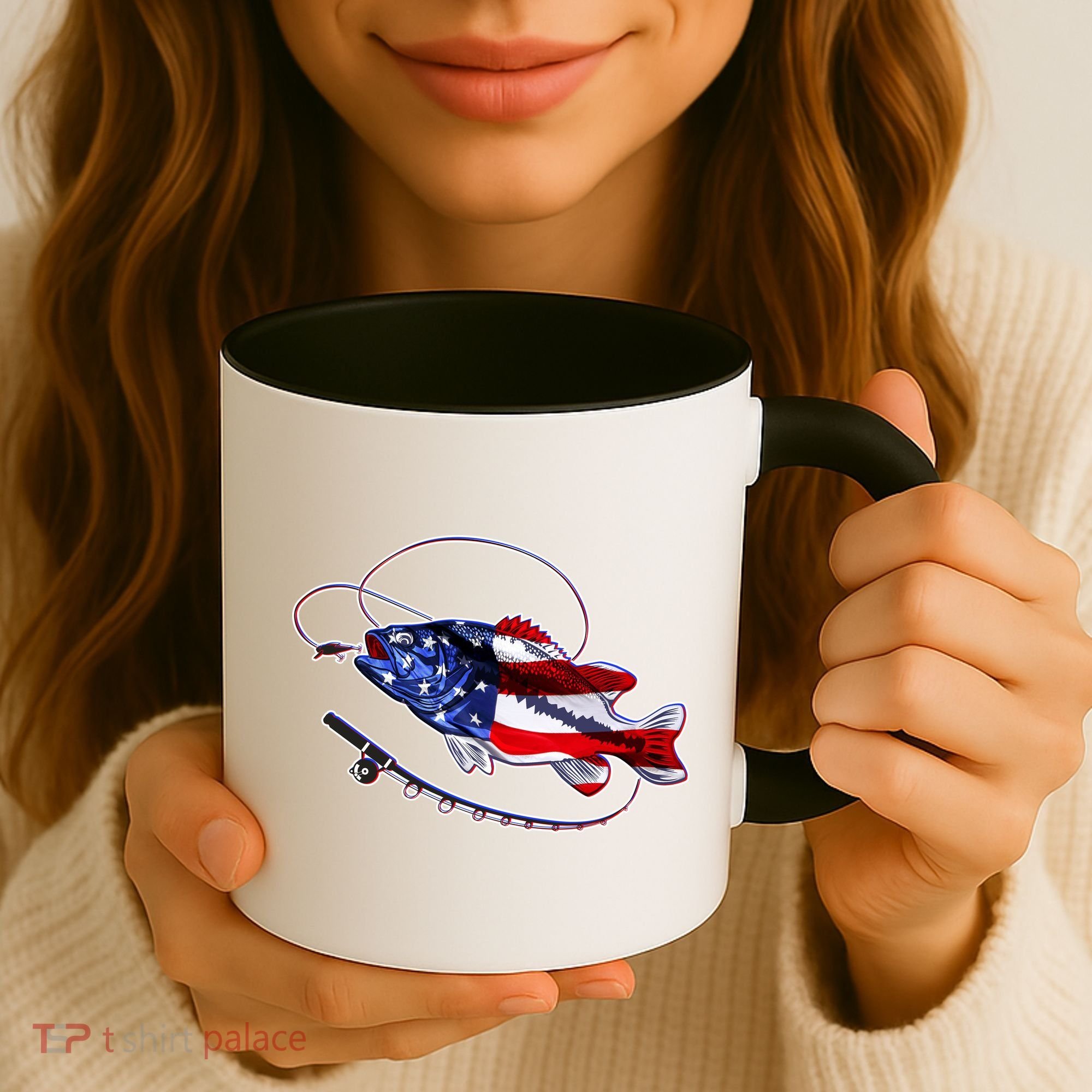 American Bass Fishing Coffee Mug