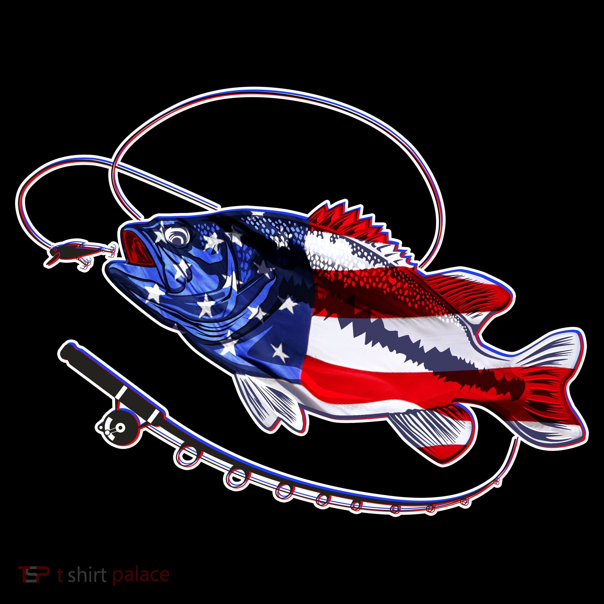 American Bass Fishing Coffee Mug