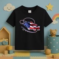American Bass Fishing Toddler T-Shirt thumb 3
