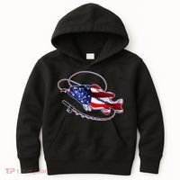 American Bass Fishing Kids Hoodie thumb 0