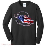 American Bass Fishing Kids Long Sleeve Shirt thumb 0