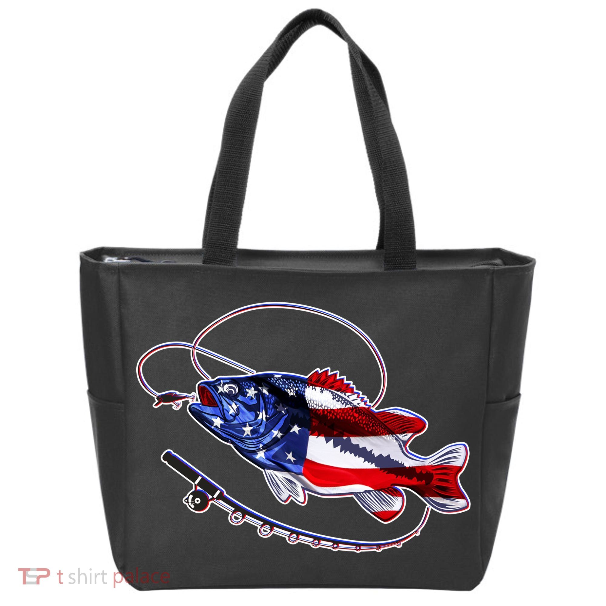 American Bass Fishing Tote Bag