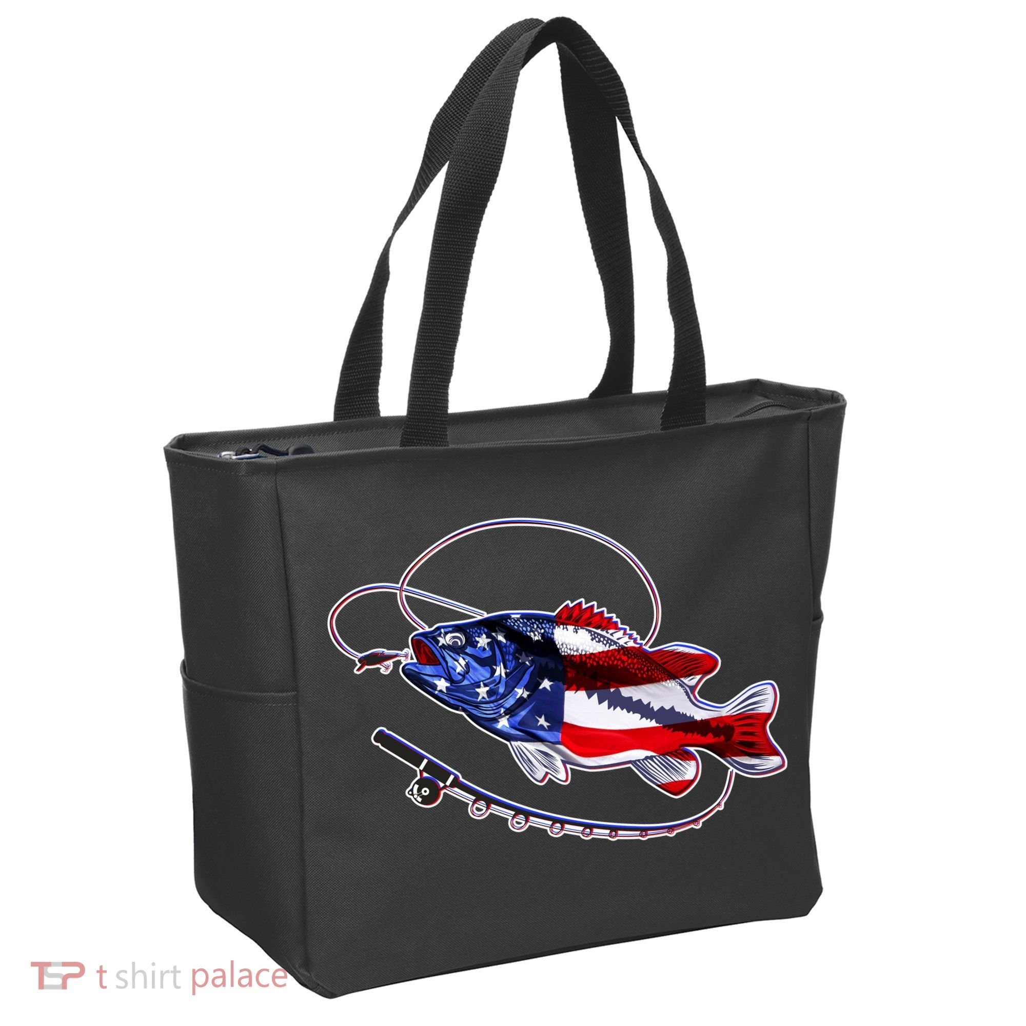 American Bass Fishing Tote Bag