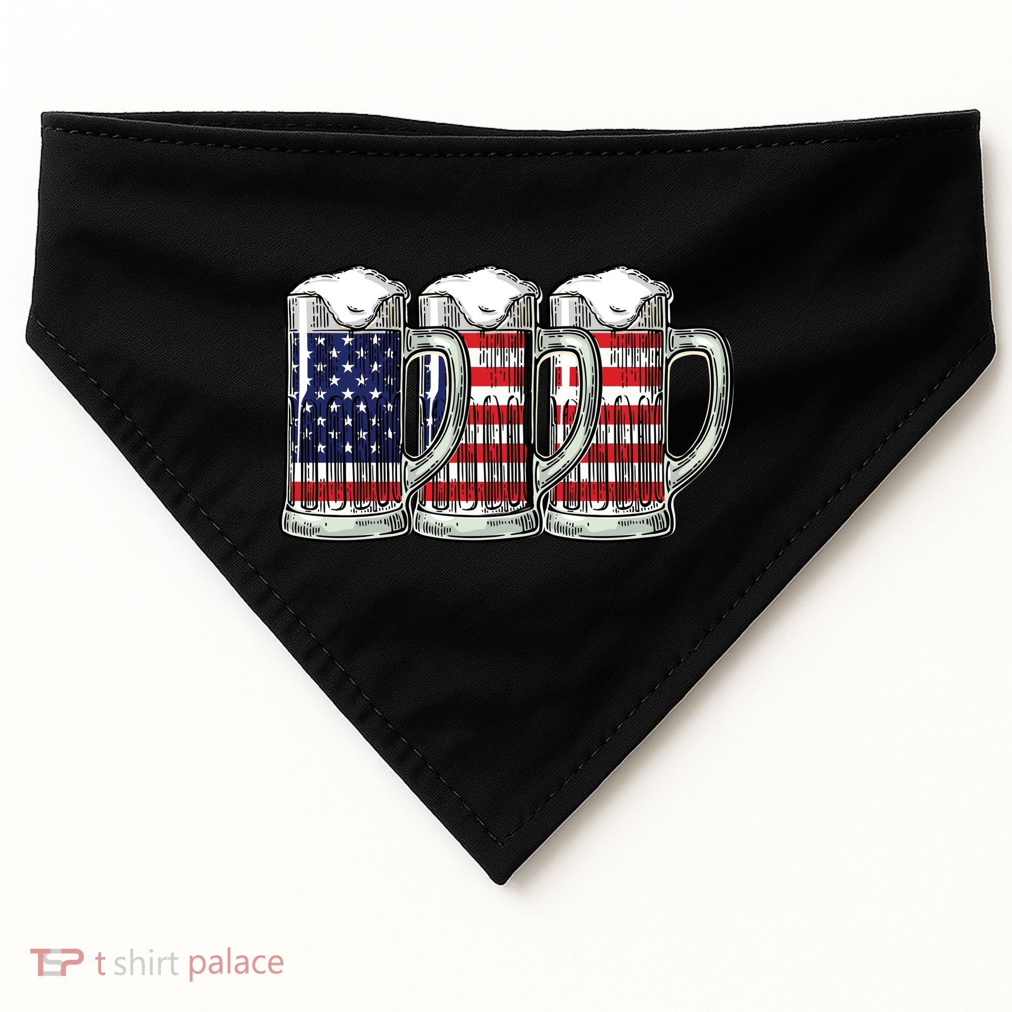 American Beer USA-Made Doggie Bandana