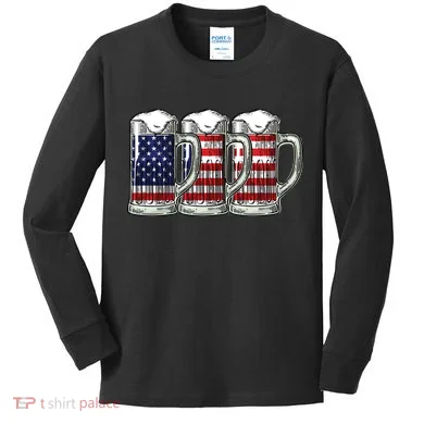 American Beer Kids Long Sleeve Shirt
